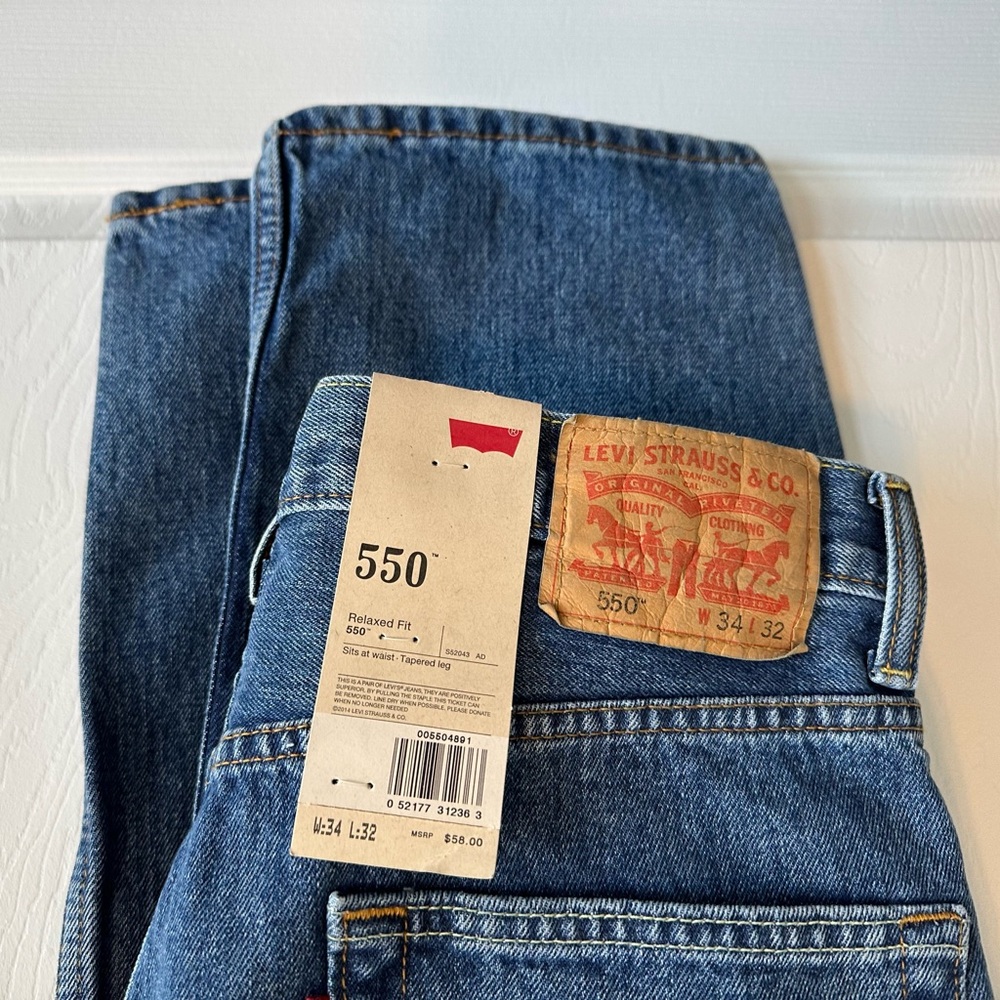 Levi's 550 Relaxed Fit Jeans Men’s 34/32